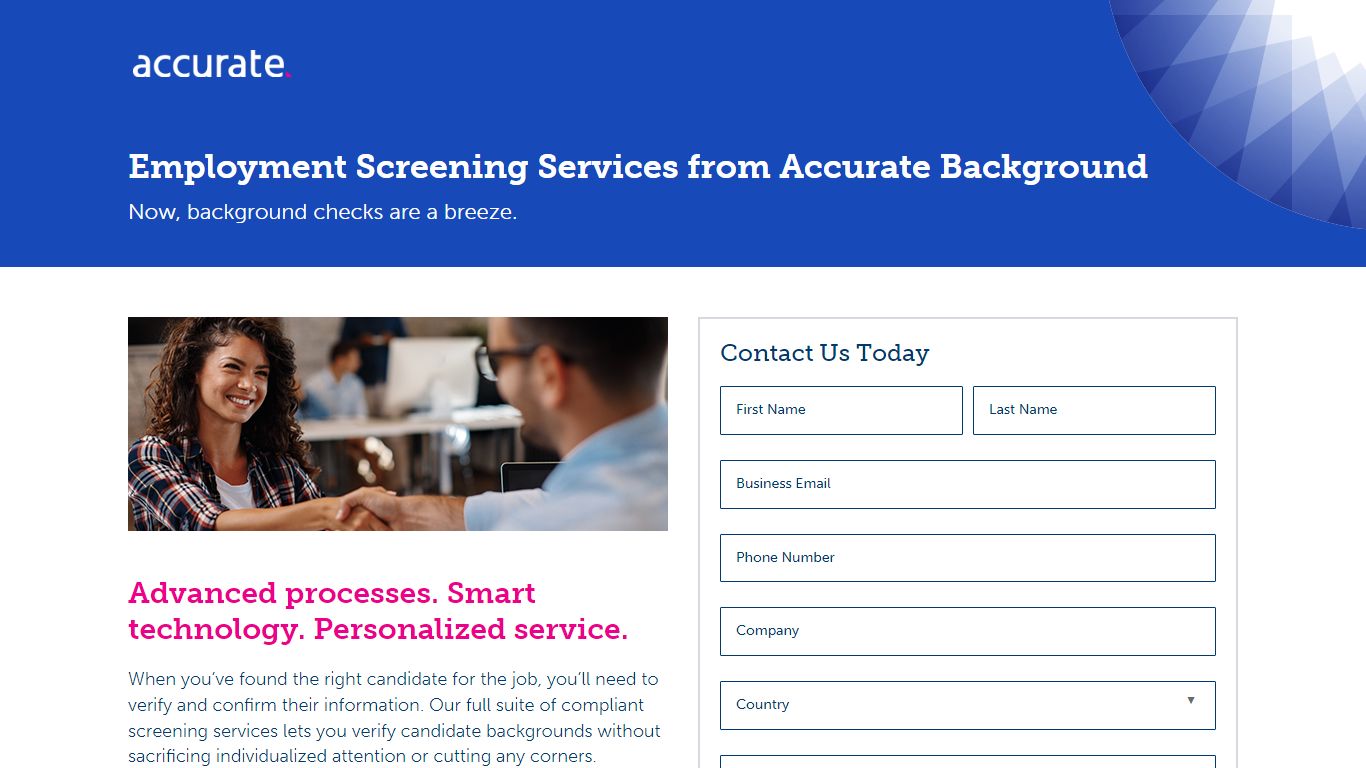 Employment Screening Services - Accurate